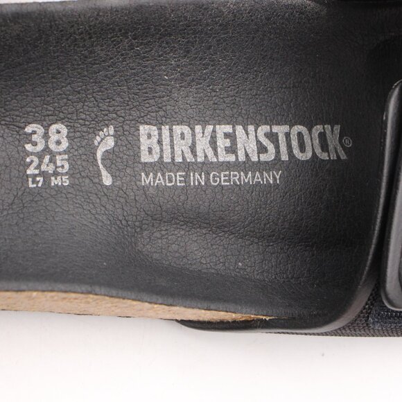 Birkenstock Black Sandals Two-Strap Comfort Design - Picture 3 of 9